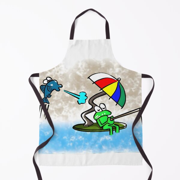 Item preview, Sleeping Fishing Frog and Sassy Fish designed and sold by BlueSarcasm.