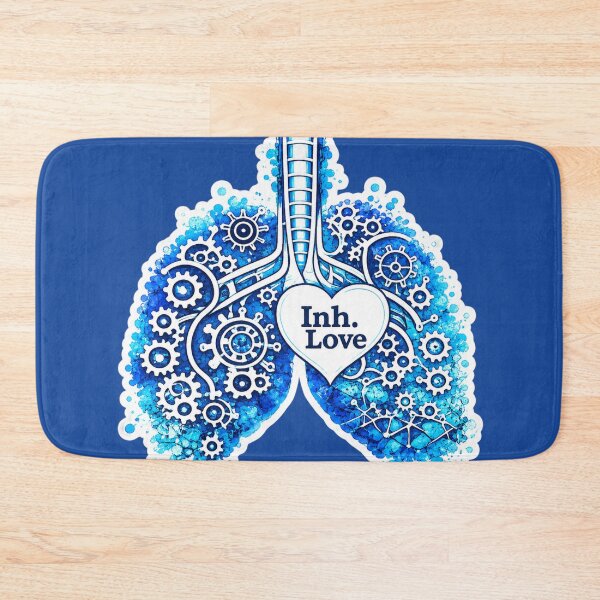 Item preview, Inh. Love – Respiratory Therapist Watercolor Lungs | RT Gift | Respiratory Therapy Art Sticker designed and sold by CollectionsJEm.