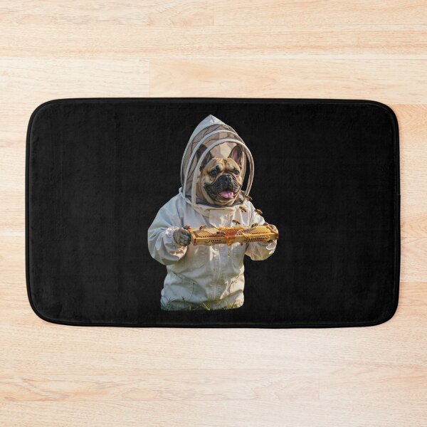 Item preview, French Bulldog Beekeeper Holding Honeycomb Cute Dog Design designed and sold by arabiw.