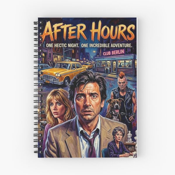Item preview, After Hours Retro Dark Comedy Thriller Tribute Art Movie Poster designed and sold by Art's Diner.