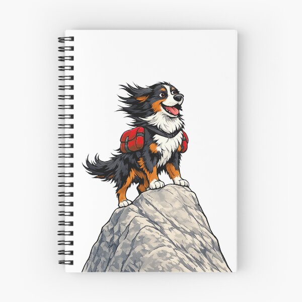Item preview, Happy Hiking Bernese Mountain Dog Summit designed and sold by Fikuall.