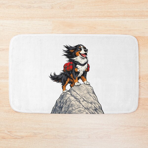 Item preview, Happy Hiking Bernese Mountain Dog Summit designed and sold by Fikuall.
