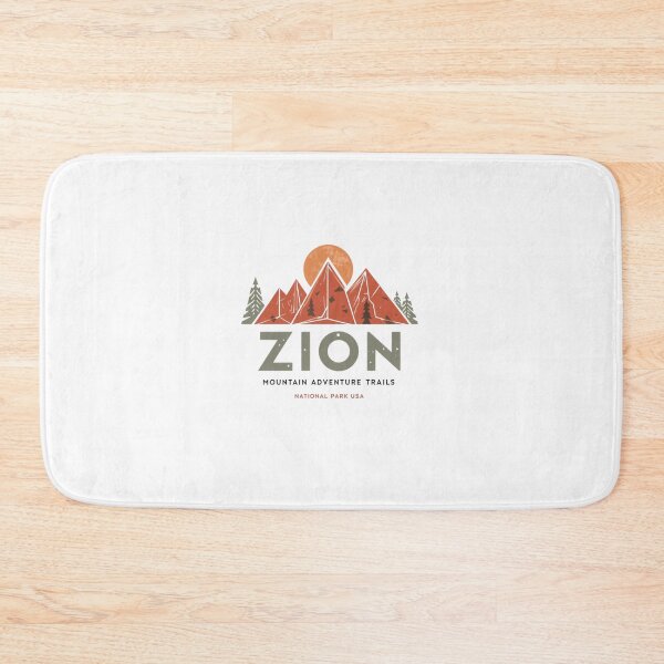 Item preview, Zion Mountain Adventure Trails National Park USA Hiking Outdoors Traveler designed and sold by Simsimah26Parks.