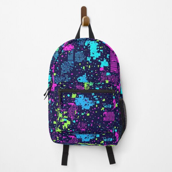 Item preview, Adversarial Data Stream - Neon Cyberpunk Pattern designed and sold by thepixelcloset.