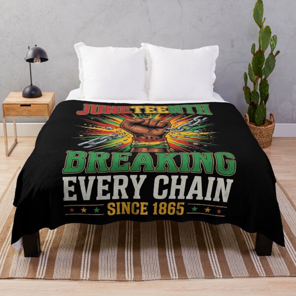 Item preview, Juneteenth Breaking Every Chain Since 1865 Freedom Day Celebration designed and sold by SofenArt.