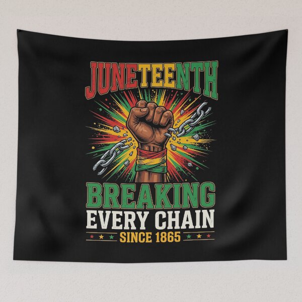 Item preview, Juneteenth Breaking Every Chain Since 1865 Freedom Day Celebration designed and sold by SofenArt.