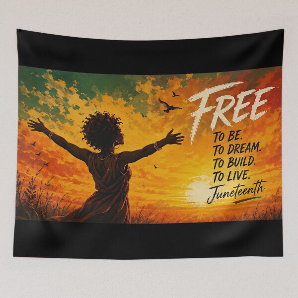 Item preview,  Juneteenth - Free To Be. To Dream. To Build. To Live. (#0302H005JU) designed and sold by SarVonne Serenity Moments.