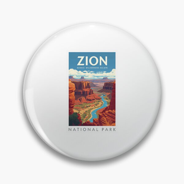 Item preview, Zion Scenic Wilderness Escape National Park Travel Hiking Outdoors Adventure designed and sold by Simsimah26Parks.