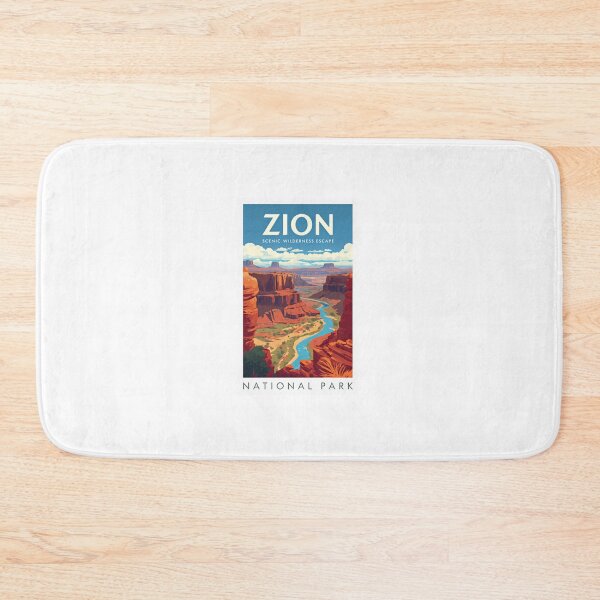 Item preview, Zion Scenic Wilderness Escape National Park Travel Hiking Outdoors Adventure designed and sold by Simsimah26Parks.