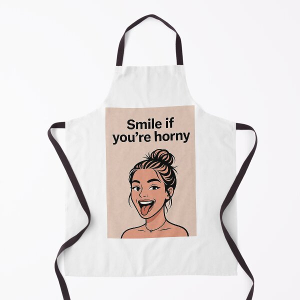 Item preview, Smile If You're Horny | Cheeky Funny Shirt designed and sold by FatCatStudios.