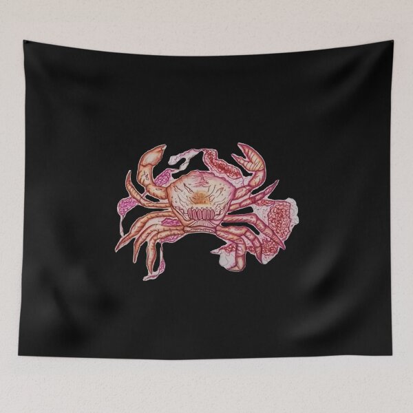 Item preview, Minimalist Crab Line Art Illustration designed and sold by Ideniquo.