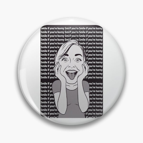 Item preview, Smile If You're Horny | Cheeky Funny Shirt designed and sold by FatCatStudios.