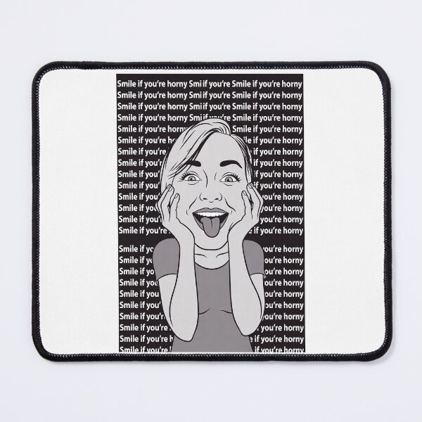 Item preview, Smile If You're Horny | Cheeky Funny Shirt designed and sold by FatCatStudios.