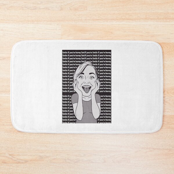 Item preview, Smile If You're Horny | Cheeky Funny Shirt designed and sold by FatCatStudios.