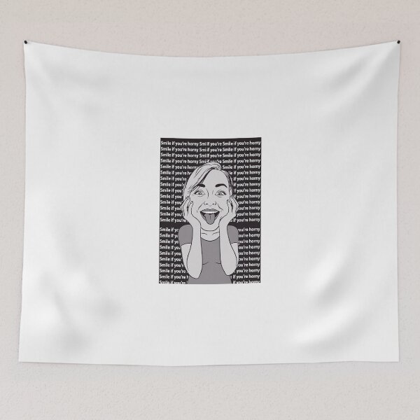 Item preview, Smile If You're Horny | Cheeky Funny Shirt designed and sold by FatCatStudios.