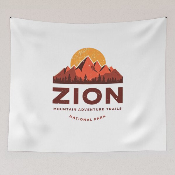 Item preview, Zion Mountain Adventure Trails National Park Hiker Traveler Outdoors designed and sold by Simsimah26Parks.