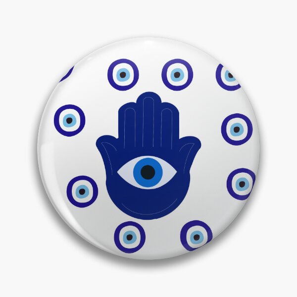 Item preview, Blue evil eye seamless pattern  designed and sold by Krishnacre8.