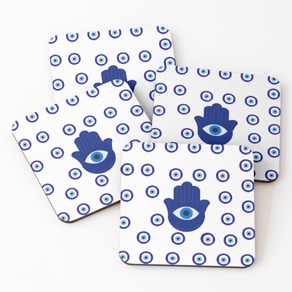 Item preview, Blue evil eye seamless pattern  designed and sold by Krishnacre8.