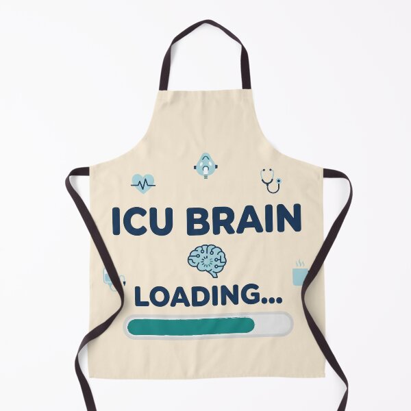Item preview, ICU Brain Loading Funny Nurse Shift Gift Design designed and sold by Dantin.