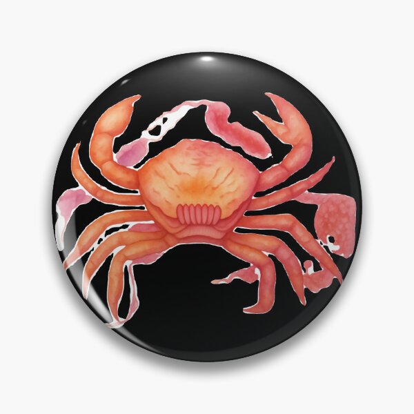 Item preview, Aesthetic Soft Watercolor Crab designed and sold by Ideniquo.
