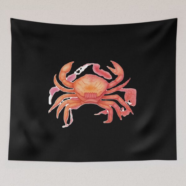 Item preview, Aesthetic Soft Watercolor Crab designed and sold by Ideniquo.