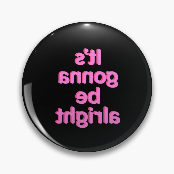 Item preview, It's Gonna Be Alright Mirror Positive Advice Tee Pink designed and sold by DredMuunStudios.