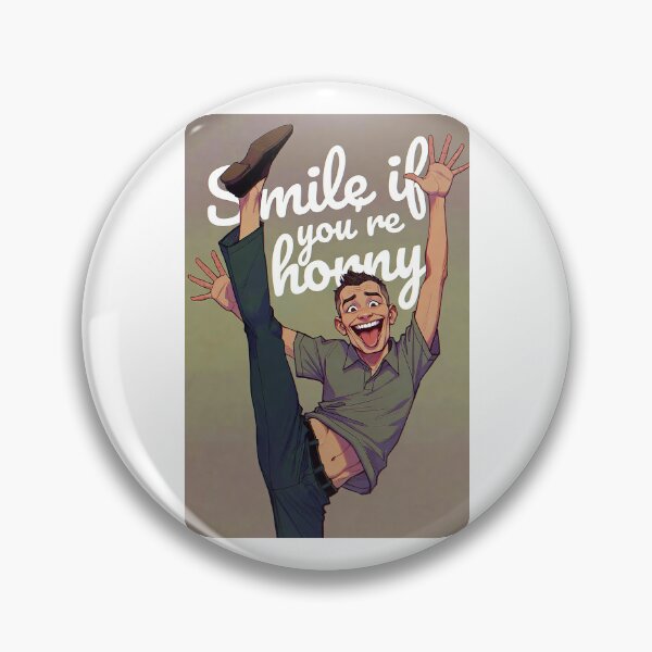Item preview, Smile If You're Horny | Cheeky Funny Shirt designed and sold by FatCatStudios.