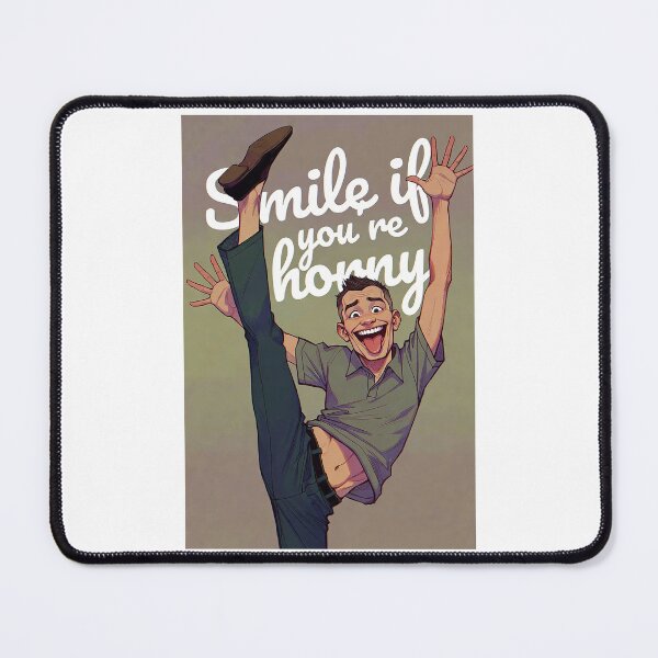 Item preview, Smile If You're Horny | Cheeky Funny Shirt designed and sold by FatCatStudios.
