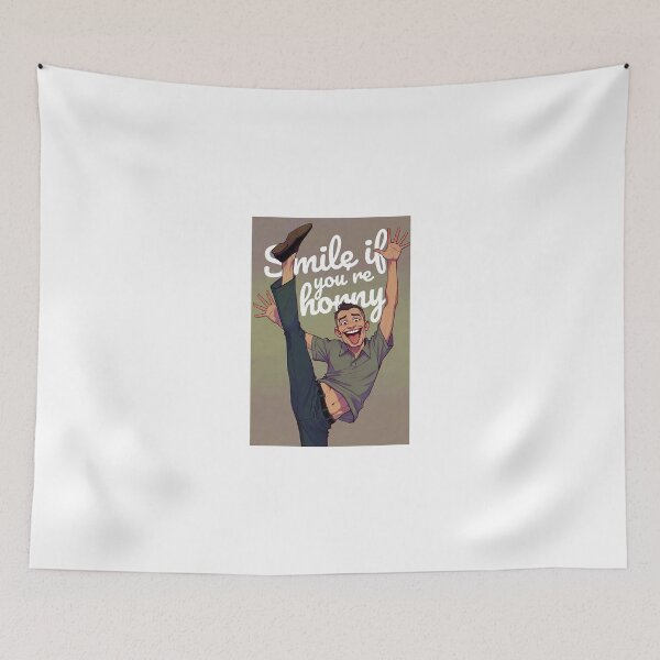 Item preview, Smile If You're Horny | Cheeky Funny Shirt designed and sold by FatCatStudios.