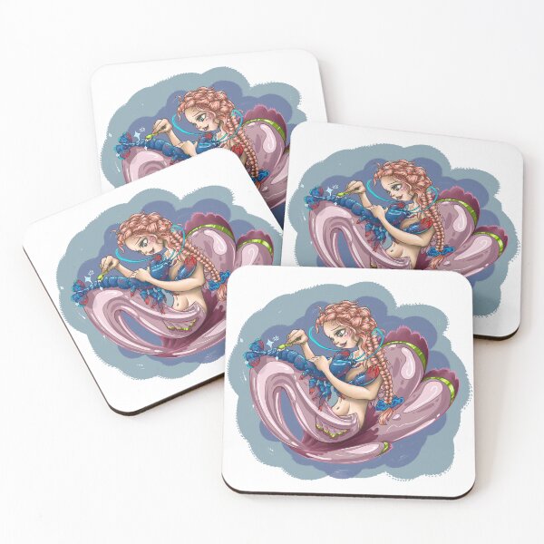 Item preview, Mermaid and lobster designed and sold by Ame-thyste.