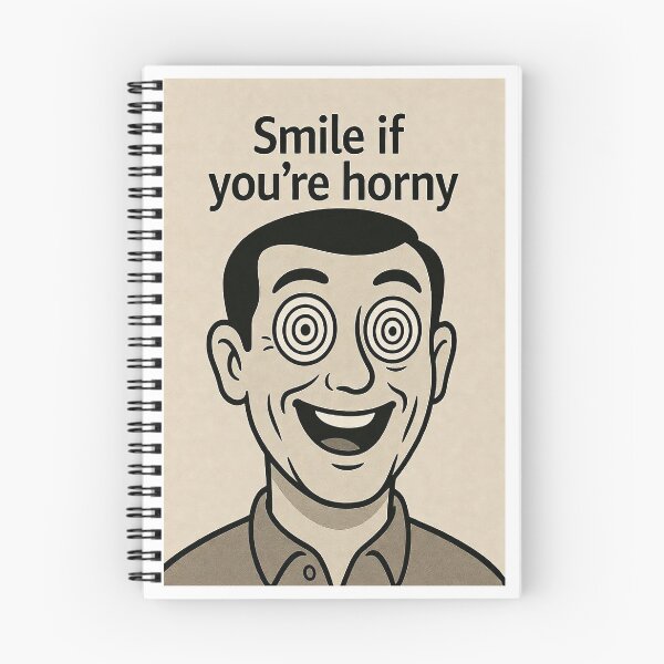 Item preview, Smile If You're Horny | Cheeky Funny Shirt designed and sold by FatCatStudios.