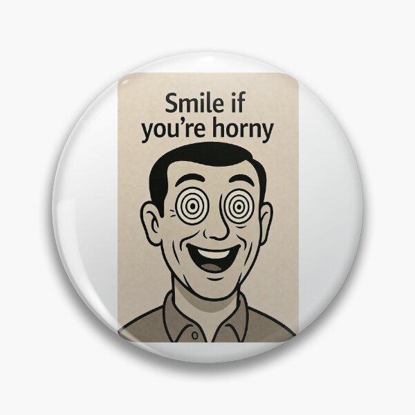 Item preview, Smile If You're Horny | Cheeky Funny Shirt designed and sold by FatCatStudios.