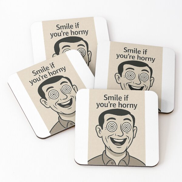 Item preview, Smile If You're Horny | Cheeky Funny Shirt designed and sold by FatCatStudios.