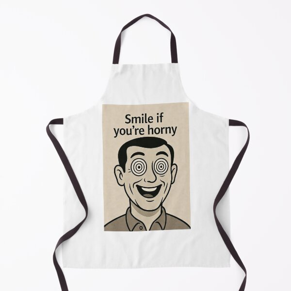 Item preview, Smile If You're Horny | Cheeky Funny Shirt designed and sold by FatCatStudios.