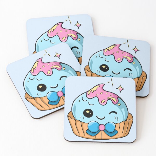 Item preview, Mochi Dessert Character Illustration designed and sold by Phyllya Design.