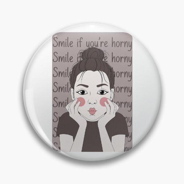 Item preview, Smile If You're Horny | Cheeky Funny Shirt designed and sold by FatCatStudios.