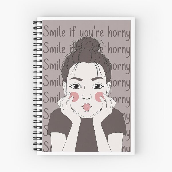 Item preview, Smile If You're Horny | Cheeky Funny Shirt designed and sold by FatCatStudios.