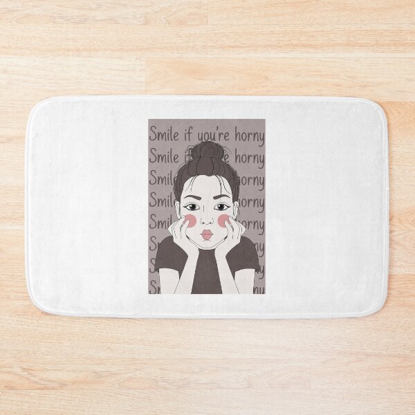 Item preview, Smile If You're Horny | Cheeky Funny Shirt designed and sold by FatCatStudios.