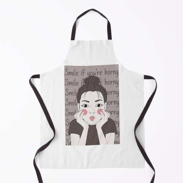 Item preview, Smile If You're Horny | Cheeky Funny Shirt designed and sold by FatCatStudios.