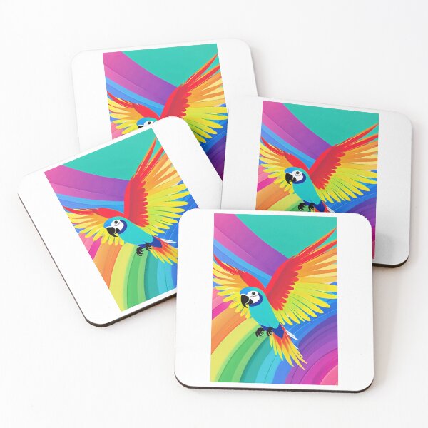 Item preview, Art - Exotic Parrot, Colorful Illustration designed and sold by AnimeShin.