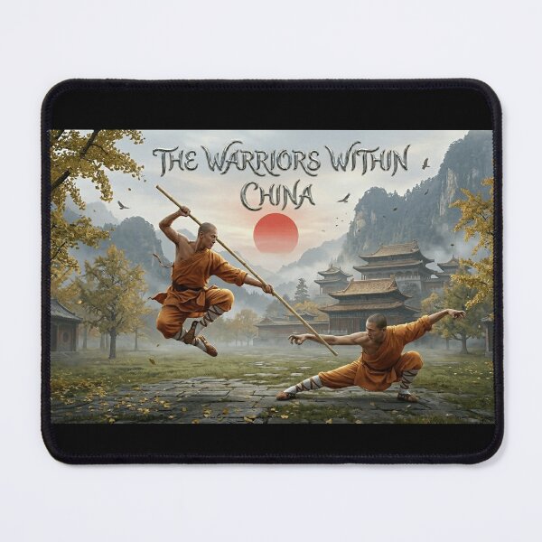 Item preview, The Warriors Within: Shaolin Monks China: 'Mind in motion, spirit in stillness' designed and sold by globetrottergfx.