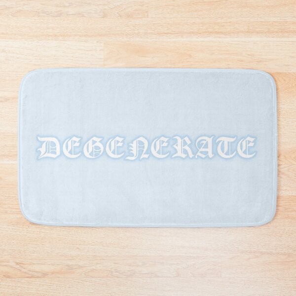 Item preview, Pastel "Degenerate" Gothic Old English Text | Cute Blue Y2K Gothic Typography designed and sold by KawaiiTexts.