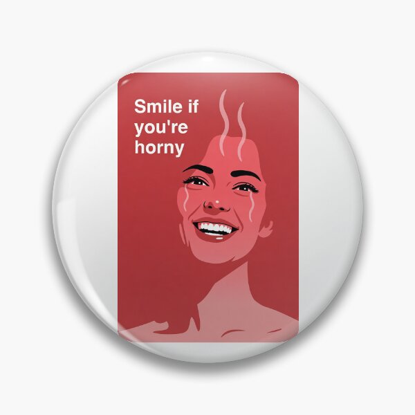 Item preview, Smile If You're Horny | Cheeky Funny Shirt designed and sold by FatCatStudios.