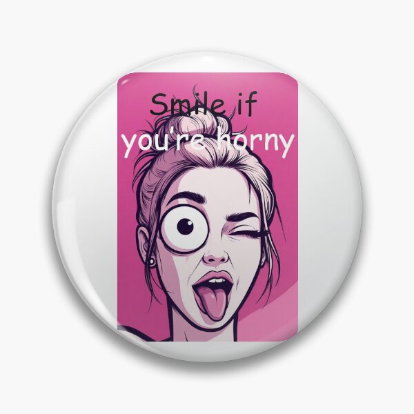 Item preview, Smile If You're Horny | Cheeky Funny Shirt designed and sold by FatCatStudios.