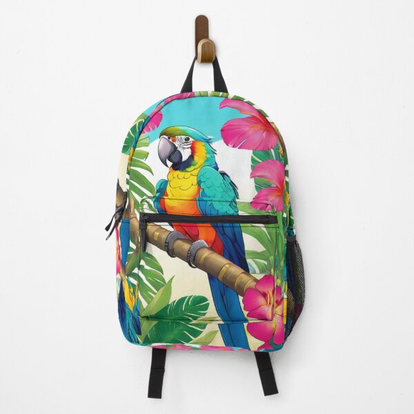 Item preview, Art - Exotic Parrot, Colorful Pop Art Style Illustration designed and sold by AnimeShin.
