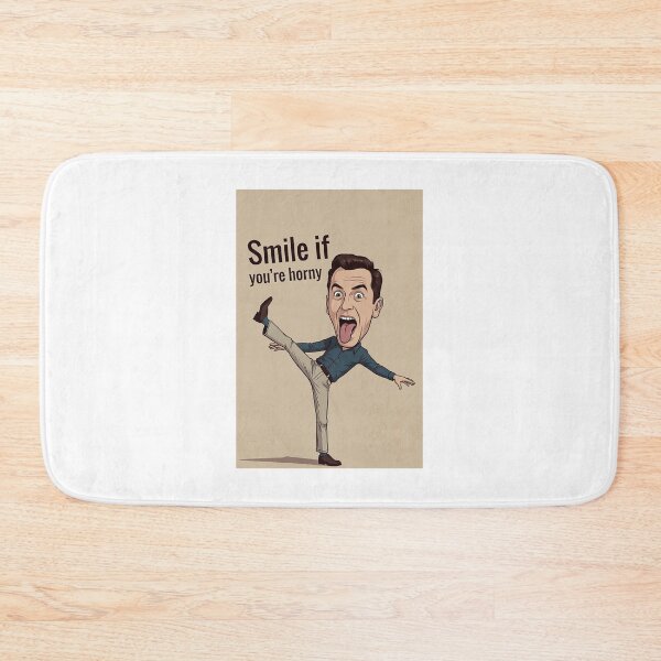 Item preview, Smile If You're Horny | Cheeky Funny Shirt designed and sold by FatCatStudios.