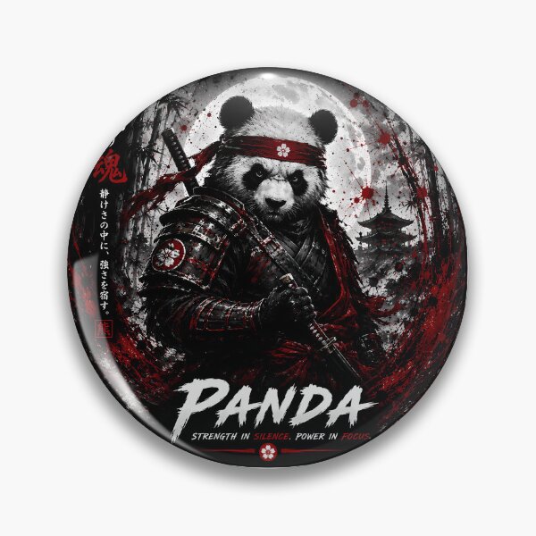 Item preview, Panda Spirit | Samurai Panda Warrior | Japanese Ink Art Graphic Tee designed and sold by SupernovaNote.