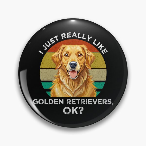 Item preview, I Just Really Like Golden Retrievers, OK? designed and sold by Cat Lady Designs.