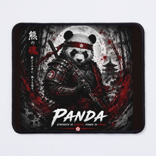 Item preview, Panda Spirit | Samurai Panda Warrior | Japanese Ink Art Graphic Tee designed and sold by SupernovaNote.