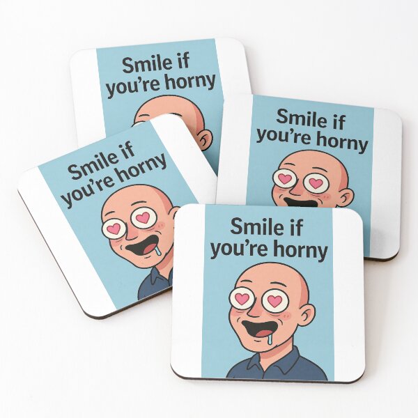 Item preview, Smile If You're Horny | Cheeky Funny Shirt designed and sold by FatCatStudios.